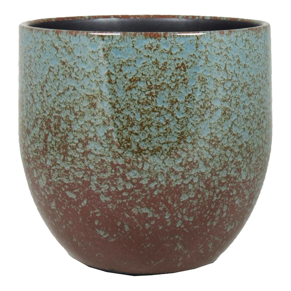 Bloempot Sepp - D28 X H28cm - Blauw 1 Bloempot Sepp - D28 X H28cm - Blauw