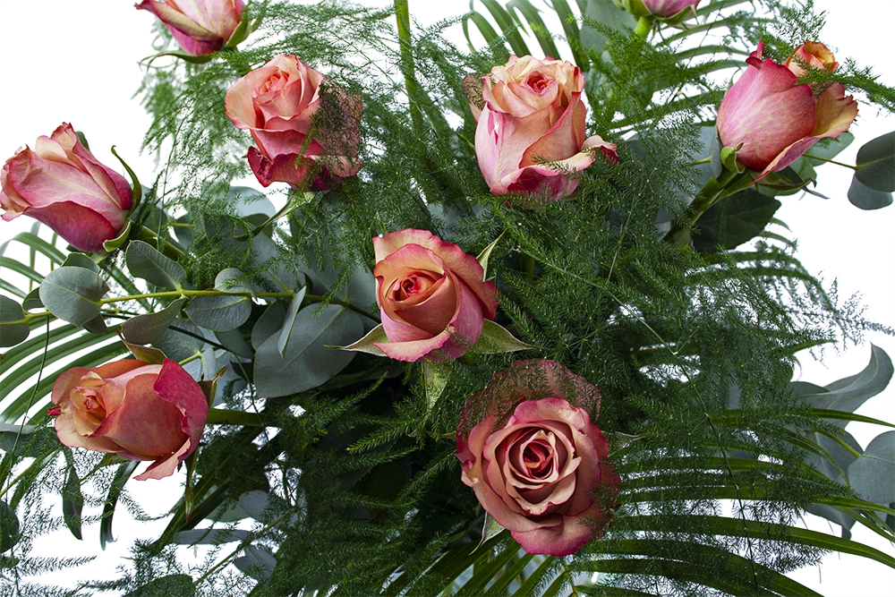 Boeket Rosa Roze Middel 3 Boeket Rosa Roze Middel - Afbeelding 3