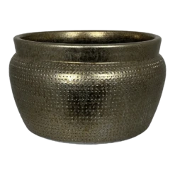 Plantenschaal Marrakesh - D24 X H14cm - Zilver Goud