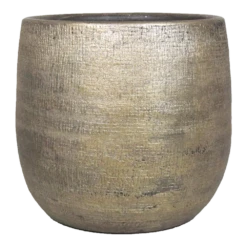 Bloempot Mira - D24 X H22cm - Goud