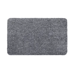 Schoonloopmat Aqualuxe - 80x50cm - Grijs - Deurmat
