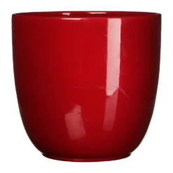 Bloempot Tusca - D39 X H34.5cm - Donkerrood