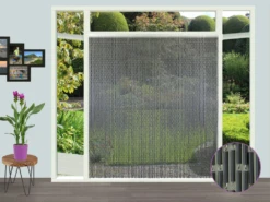 Vliegengordijn - Antraciet - 100 X 232cm - Sun-Arts -Decor Verkoop vliegengordijn antraciet 100 x 232cm sun arts 100 3