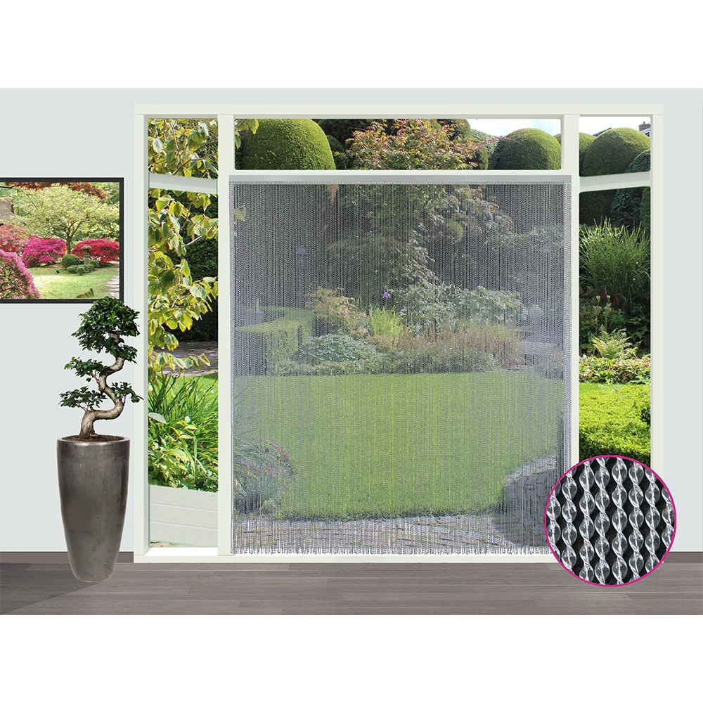 Vliegengordijn Evora - Transparant - 100 X 232cm - Sun-Arts 4 Vliegengordijn Evora - Transparant - 100 X 232cm - Sun-Arts - Afbeelding 4