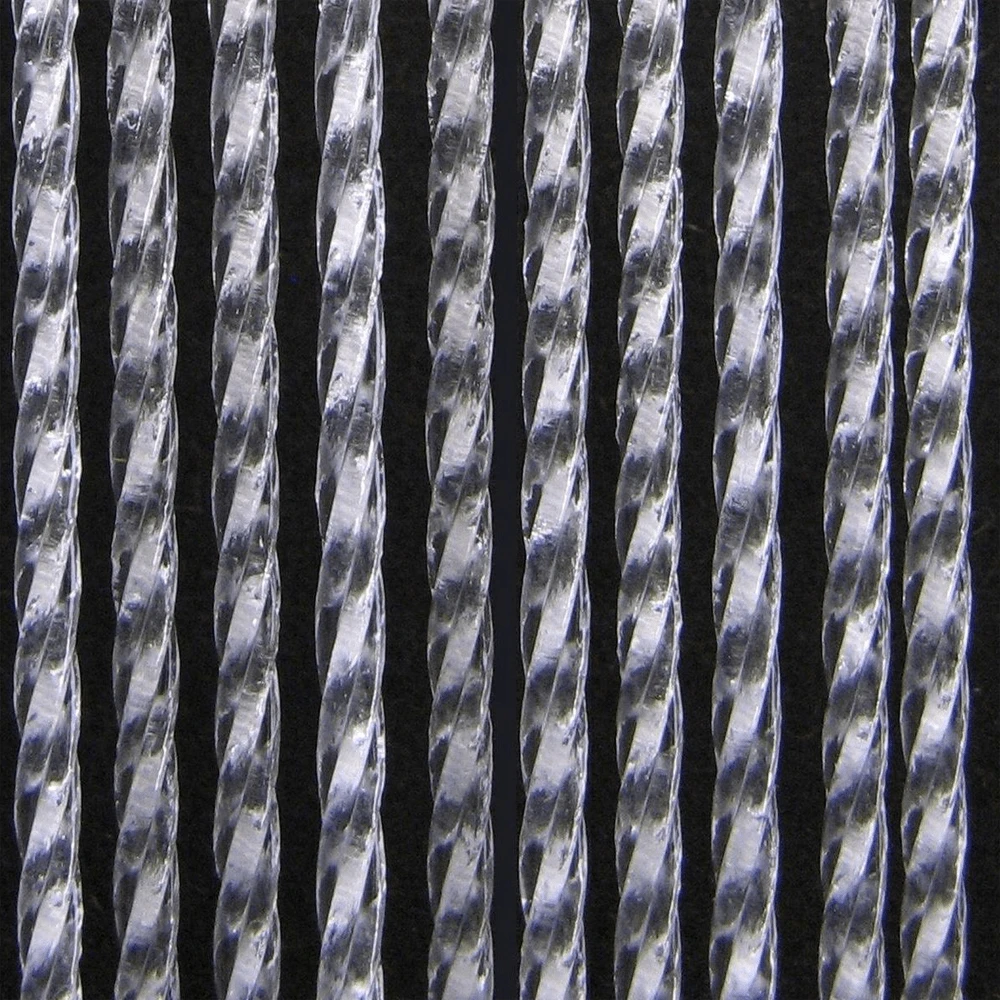 Vliegengordijn Roma - Transparant/Wit - 90 X 210cm - Sun-Arts 3 Vliegengordijn Roma - Transparant/Wit - 90 X 210cm - Sun-Arts - Afbeelding 3