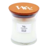 Woodwick White Teak Mini Candle - Geurkaars